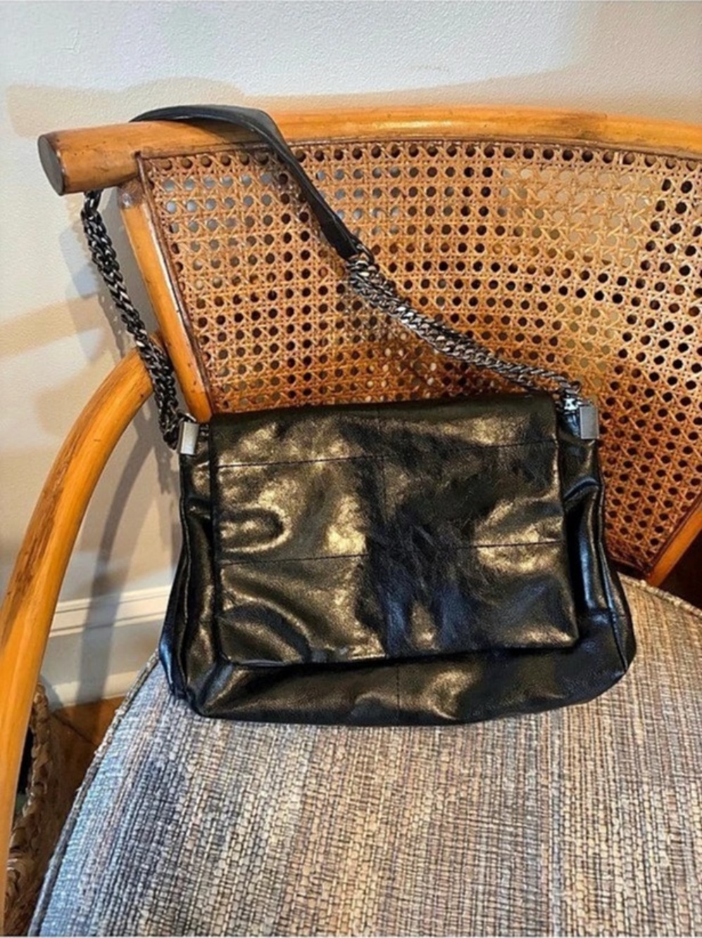 Black & Brown Crossbody Bag